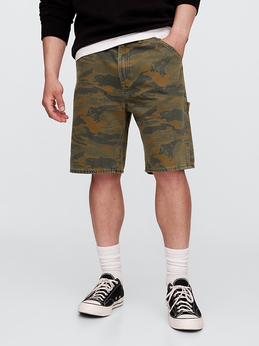 Image number 3 showing, 9" Denim Carpenter Shorts