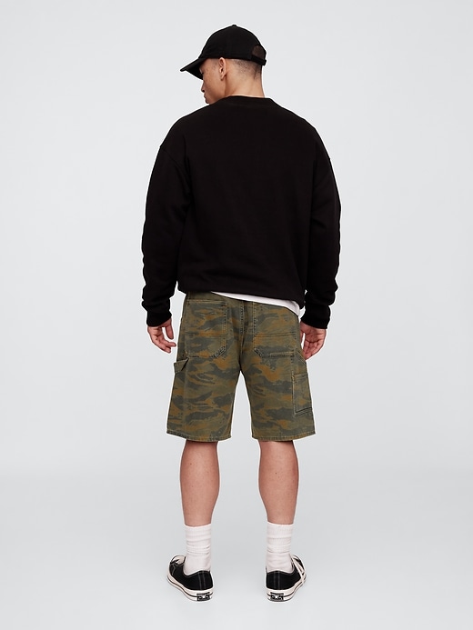 Image number 2 showing, 9" Denim Carpenter Shorts