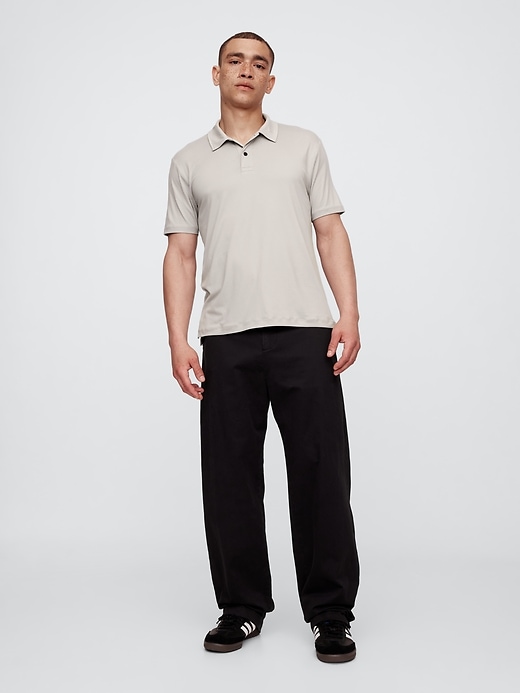 Image number 3 showing, GapFit Recycled Performance Polo Shirt