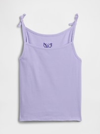 Kids Ribbed Bow-Tie Tank Top