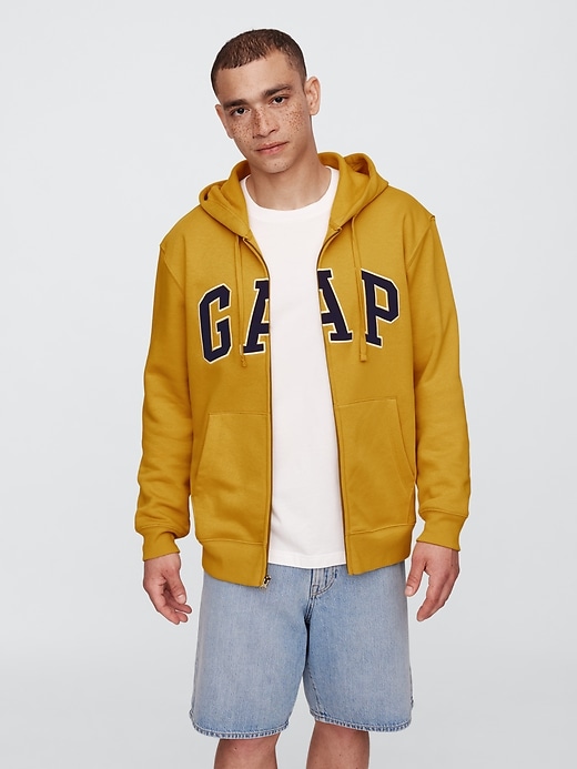 Image number 1 showing, Relaxed Gap Logo Zip Hoodie