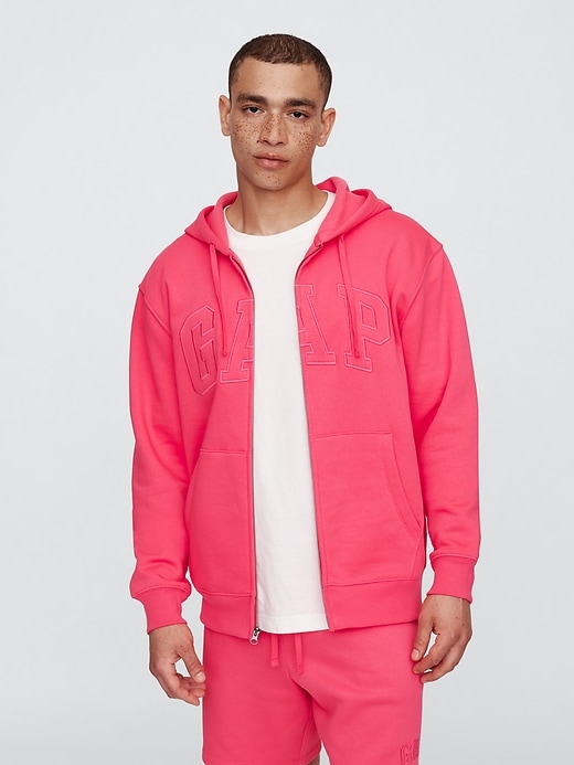 Image number 1 showing, Relaxed Gap Logo Zip Hoodie