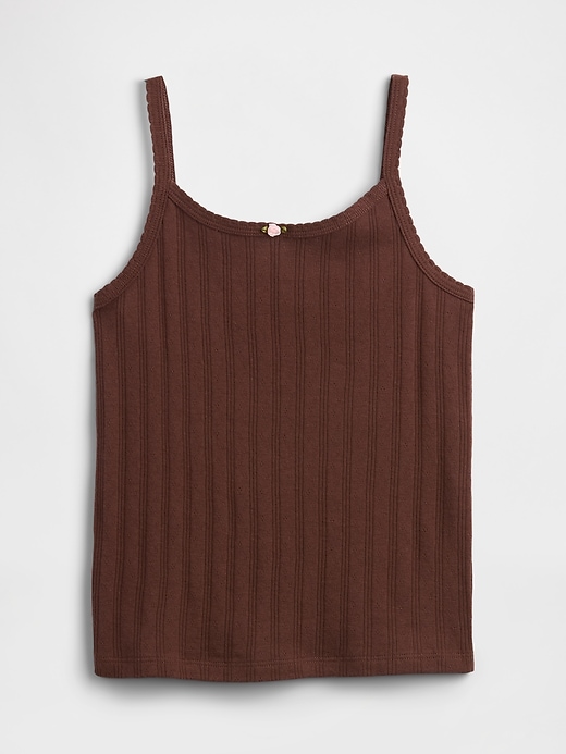 Image number 1 showing, Kids Pointelle Tank Top