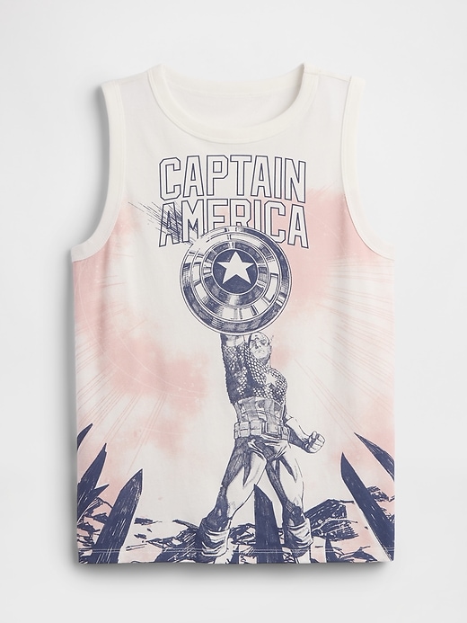 Image number 1 showing, GapKids &#124 Marvel Captain America Muscle Tank Top