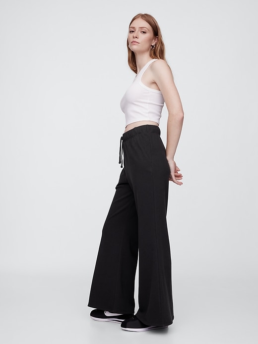 Image number 4 showing, Pull-On French Terry Flare Sweatpants
