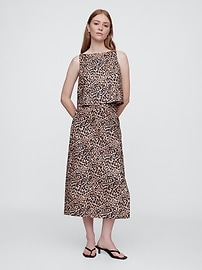 Linen-Blend Apron Top | Gap Factory
