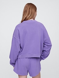 Oversized V-Neck Sweatshirt