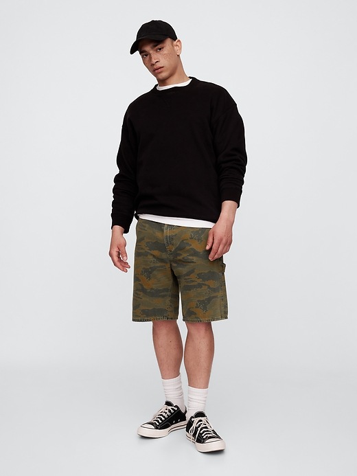 9" Denim Carpenter Shorts