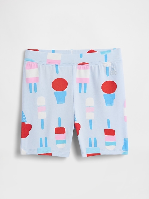 Image number 1 showing, babyGap Pull-On Stretch Jersey Bike Shorts