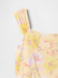 Kids Print Linen-Blend Dress