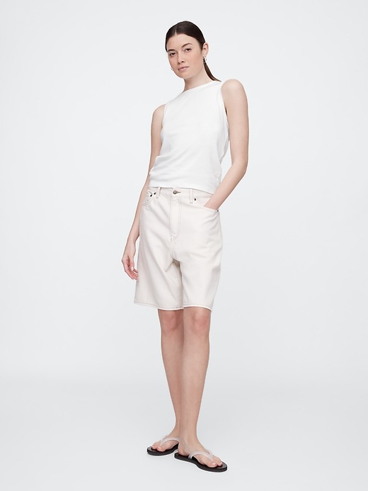 Ribbed Shell Tank Top
