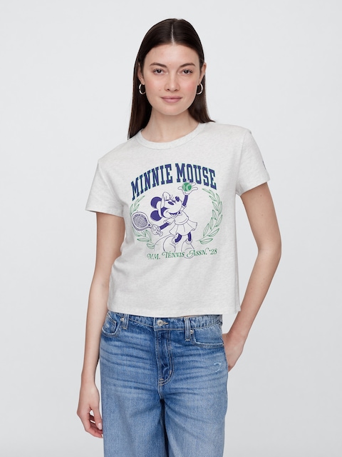 Gap × Disney Minnie Mouse Shrunken Graphic T-Shirt