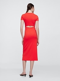 Cutout Maxi T-Shirt Dress