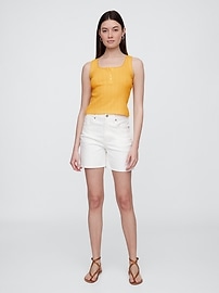 Pointelle Scoopneck Top