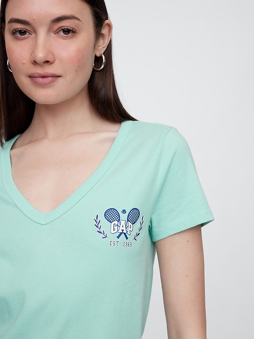 Image number 4 showing, Favorite V-Neck Graphic T-Shirt