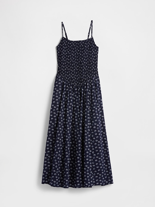 Image number 6 showing, Smocked Dip-Waist Midi Dress