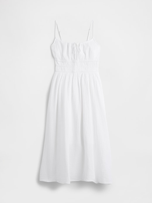Image number 6 showing, Gauze Tie-Front Maxi Dress