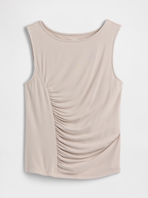 Image number 5 showing, Asymmetrical Ruched Tank Top