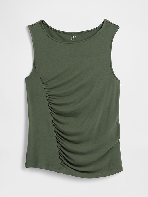 Image number 5 showing, Asymmetrical Ruched Tank Top