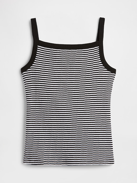 Image number 5 showing, Ribbed Stripe Squareneck Tank Top