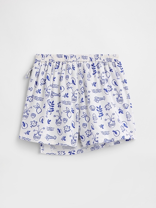 Image number 2 showing, Kids Linen-Blend Wrap Skort