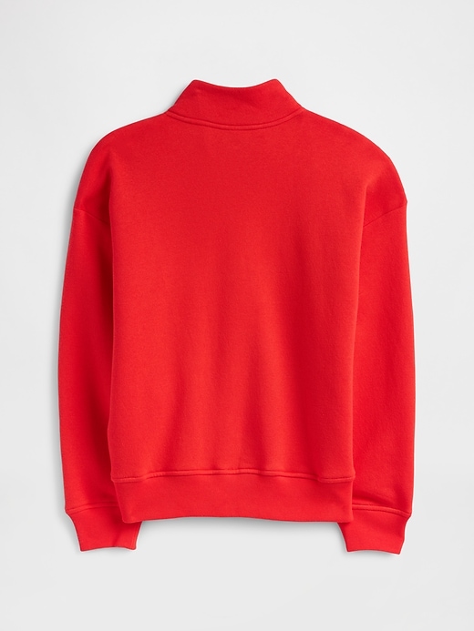 Image number 2 showing, Kids Relaxed Quarter-Zip Sweatshirt