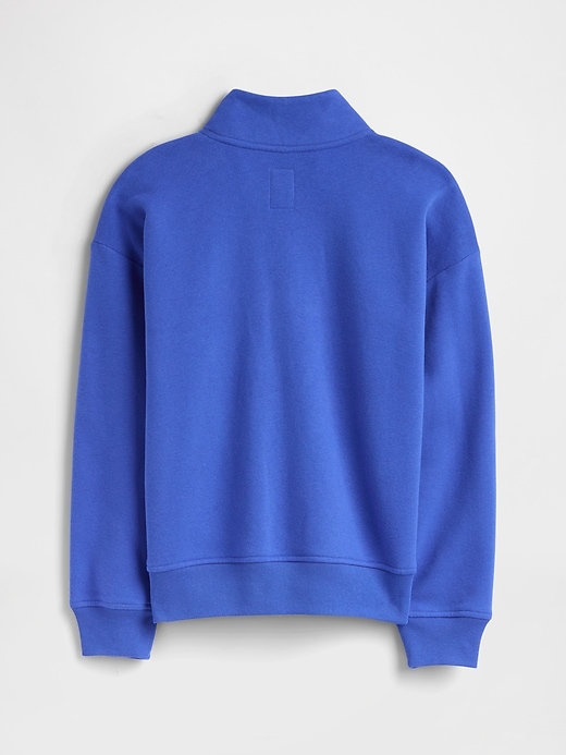 Image number 2 showing, Kids Relaxed Quarter-Zip Sweatshirt