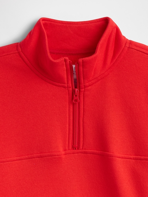 Image number 3 showing, Kids Relaxed Quarter-Zip Sweatshirt