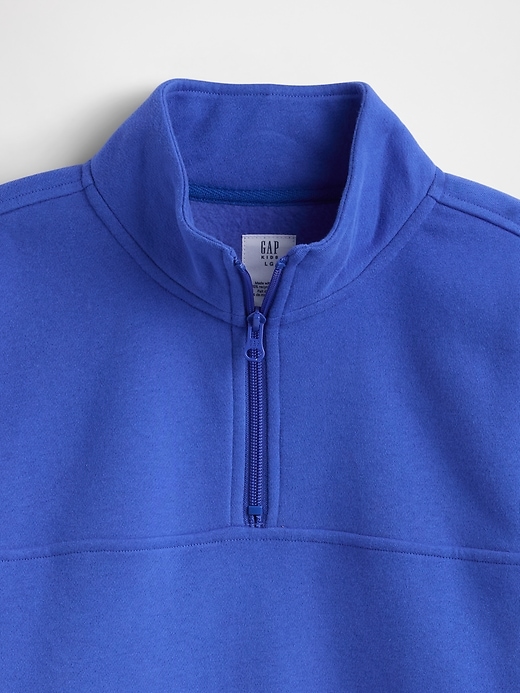 Image number 3 showing, Kids Relaxed Quarter-Zip Sweatshirt