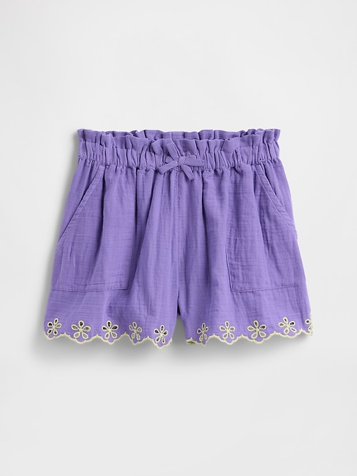 Image number 1 showing, Kids Pull-On Gauze Shorts