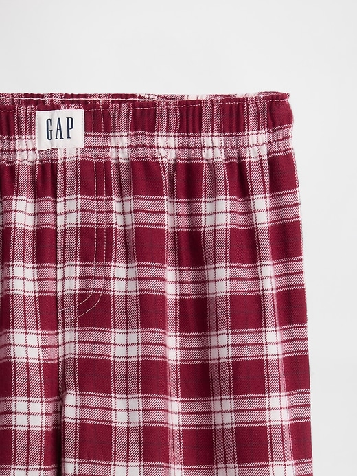 Image number 3 showing, Kids 100% Recycled Plaid PJ Pants