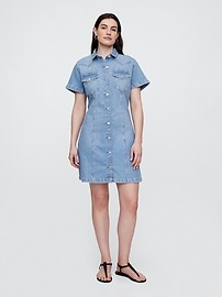 Western Mini Shirtdress