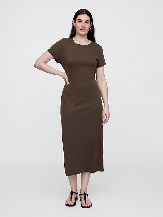 Image number 4 showing, Cutout Maxi T-Shirt Dress