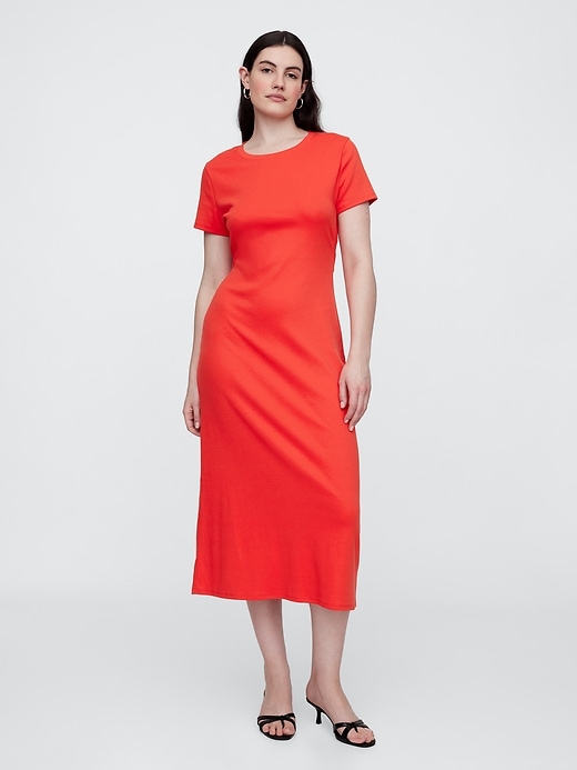 Image number 4 showing, Cutout Maxi T-Shirt Dress