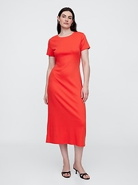 Cutout Maxi T-Shirt Dress