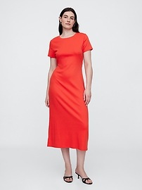 Cutout Maxi T-Shirt Dress