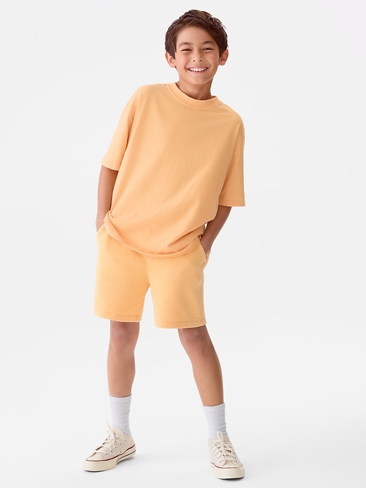 Image number 2 showing, Kids Relaxed Washed Crewneck T-Shirt