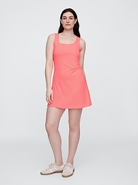 GapFit Recycled Studio Ruched Dress
