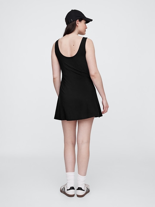 Image number 5 showing, GapFit Recycled Studio Ruched Dress
