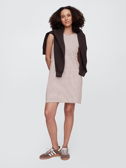 Image number 1 showing, Stripe Jersey Mini Dress