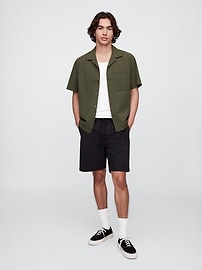 Seersucker Shirt in Boxy Fit