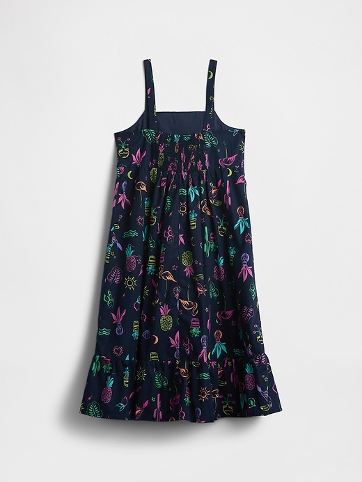 Kids Poplin Midi Dress
