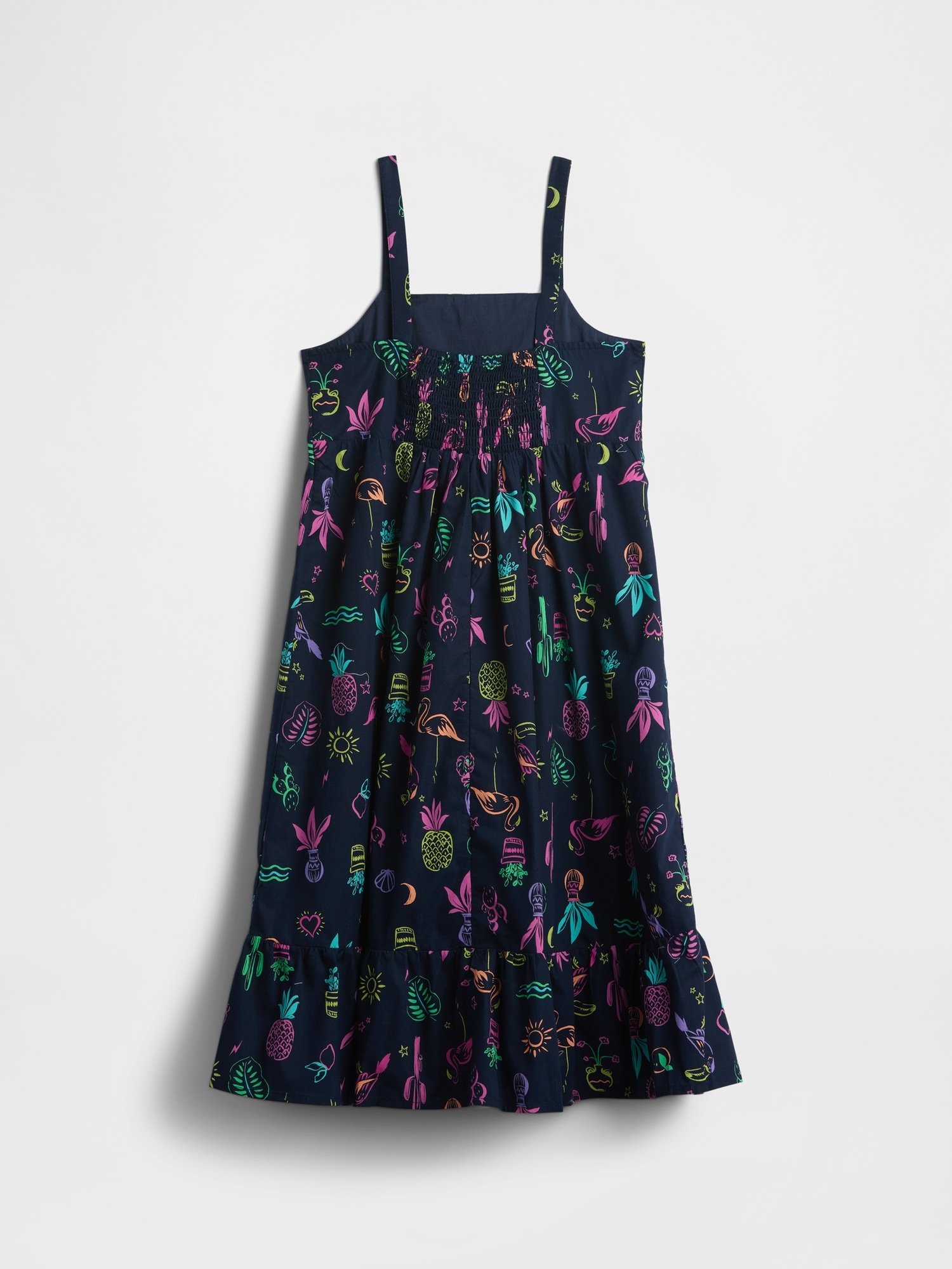 Kids Poplin Midi Dress