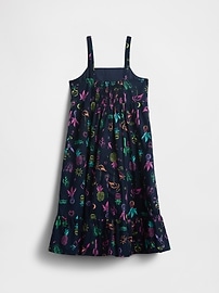 Kids Poplin Midi Dress