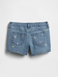 Kids Mid Rise SuperStretch Denim Shorts