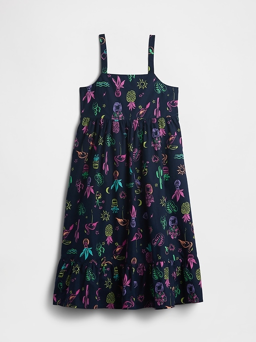 Image number 1 showing, Kids Poplin Midi Dress