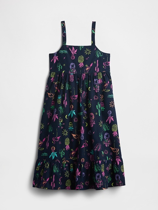 Kids Poplin Midi Dress
