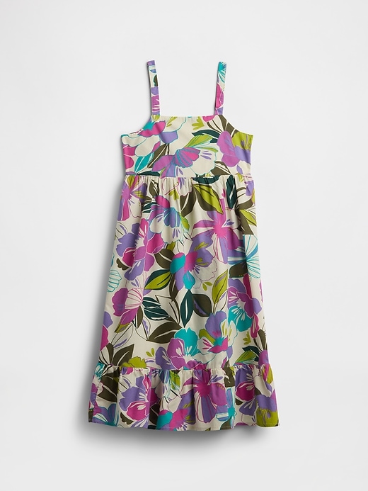 Image number 1 showing, Kids Poplin Midi Dress