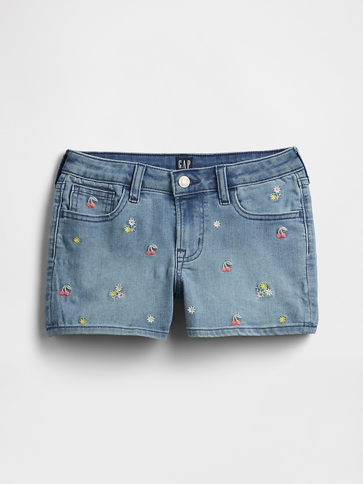 Image number 1 showing, Kids Mid Rise SuperStretch Denim Shorts