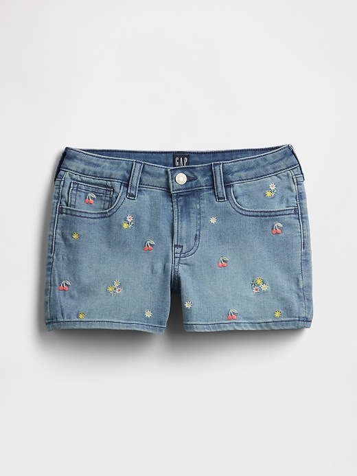 Kids Mid Rise SuperStretch Denim Shorts